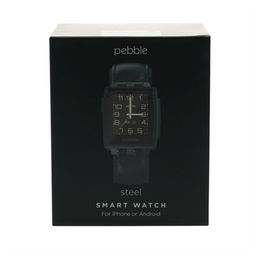 Pebblesteel 多功能智能手表 黑色經(jīng)典與智能科技的融合
